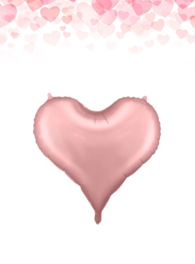 Balon foliowy Serce mega duży z helem