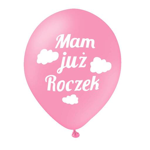 Balon gumowy z nadrukiem / wzorem z helem