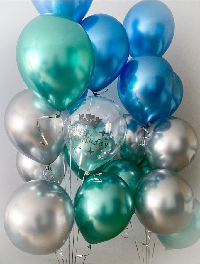 Zestaw balonów lateksowych metalicznych