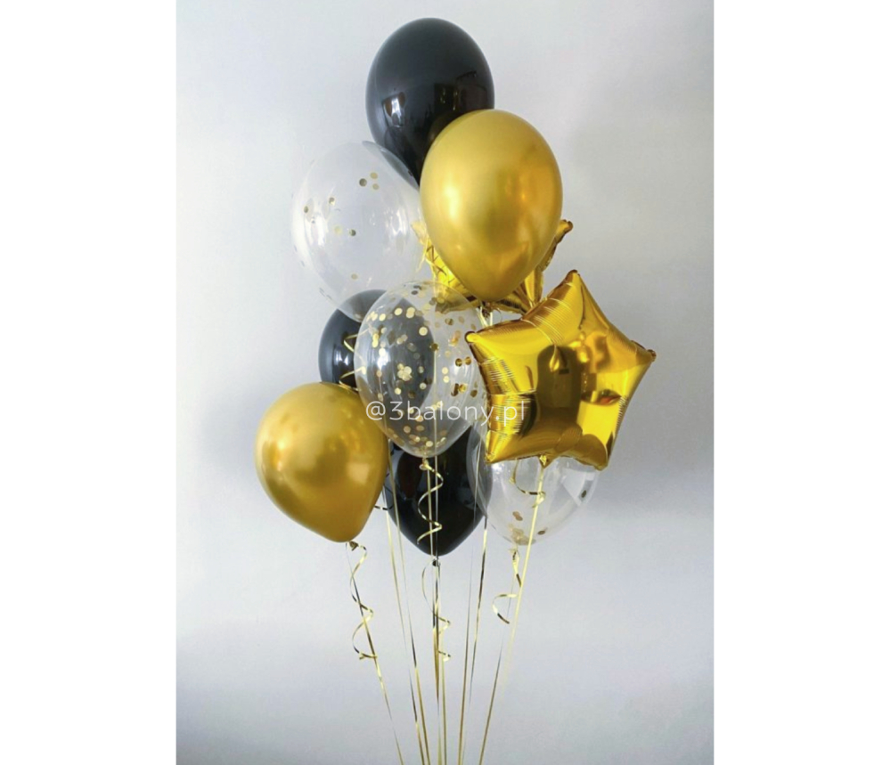 Bukiet balonów z dwoma gwiazdkami