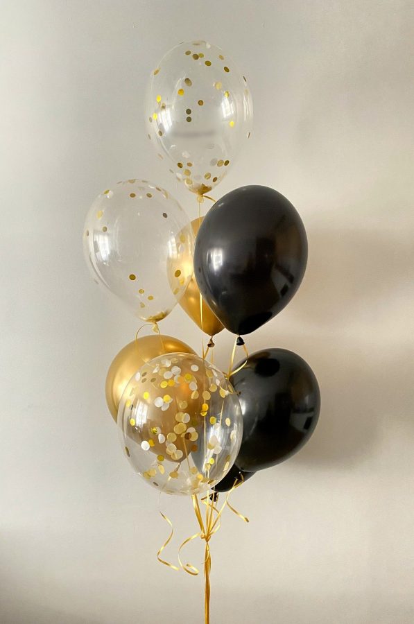 Bukiet balonowy z helem z ośmiu balonów