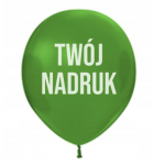 Balony z nadrukiem, w jednym kolorze balony, logo w jednym kolorze, po jednej stronie (100 szt)