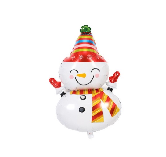 Balon bałwanek 80 cm z helem