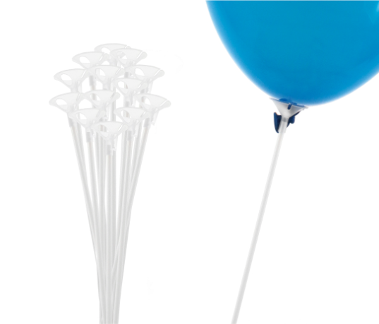 Balon na patyczku, różne kolory, pompowany powietrzem