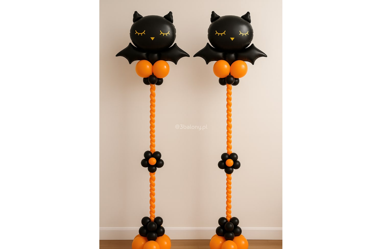 Stojak balonowy 170 cm wysokość – nietoperz