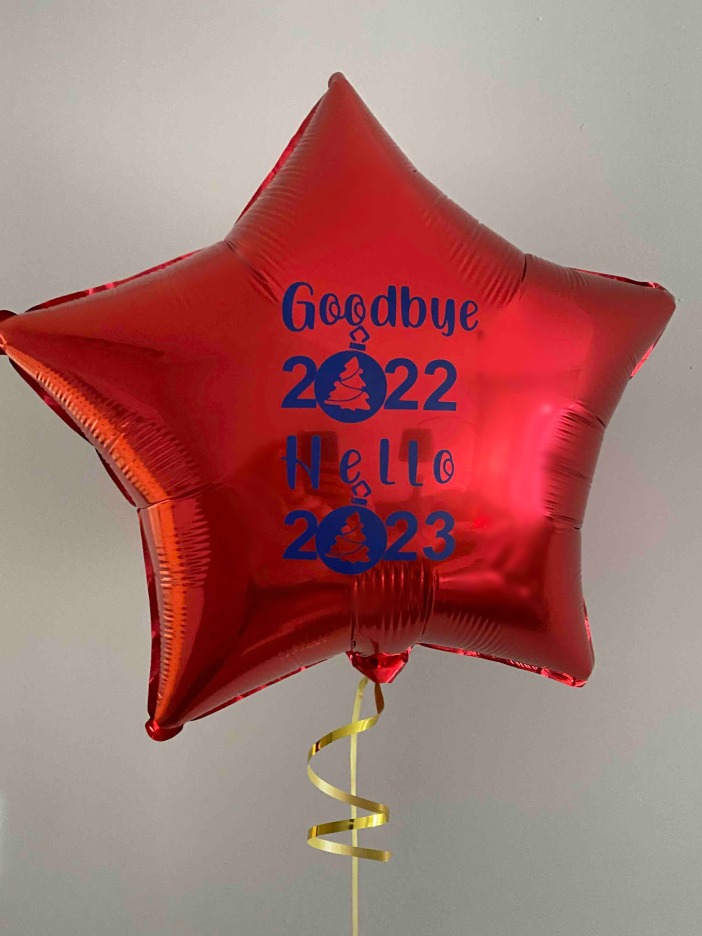 Balon Goodbye 2023 Hello 2024