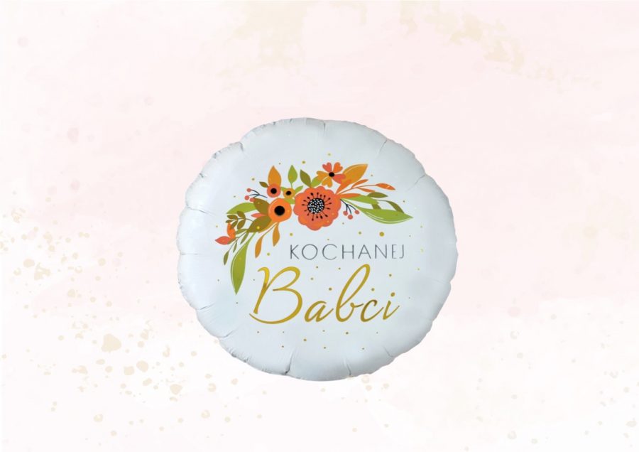 Balon Kochanej babci z helem