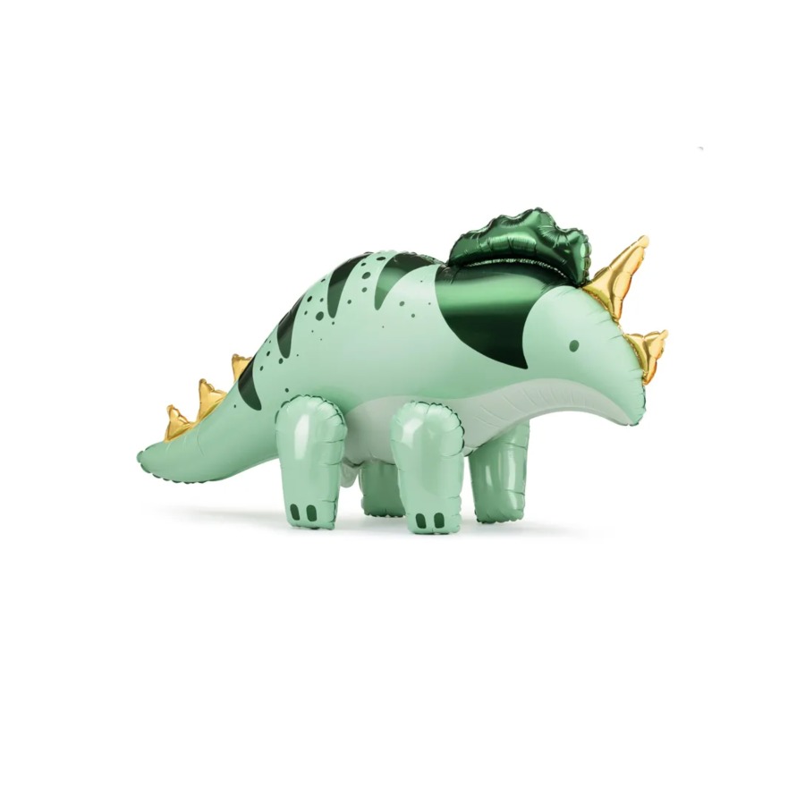 Balon foliowy stojący dinozaur Triceratops