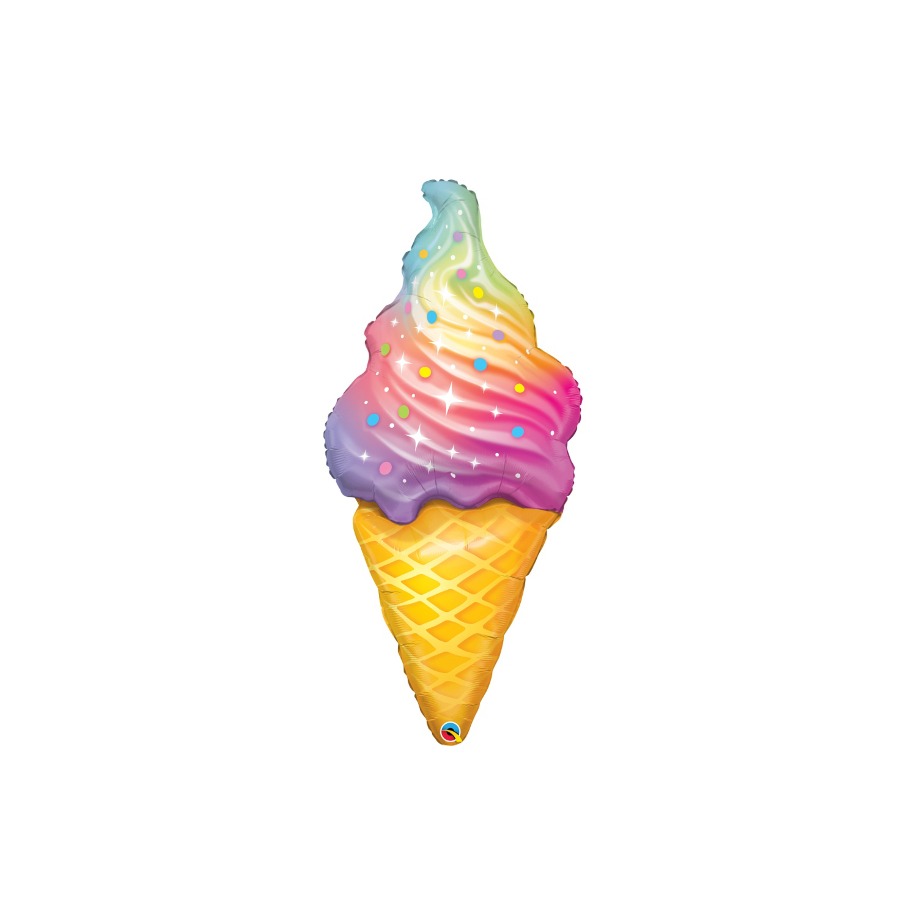 Balon foliowy lody tęczowe 118 cm