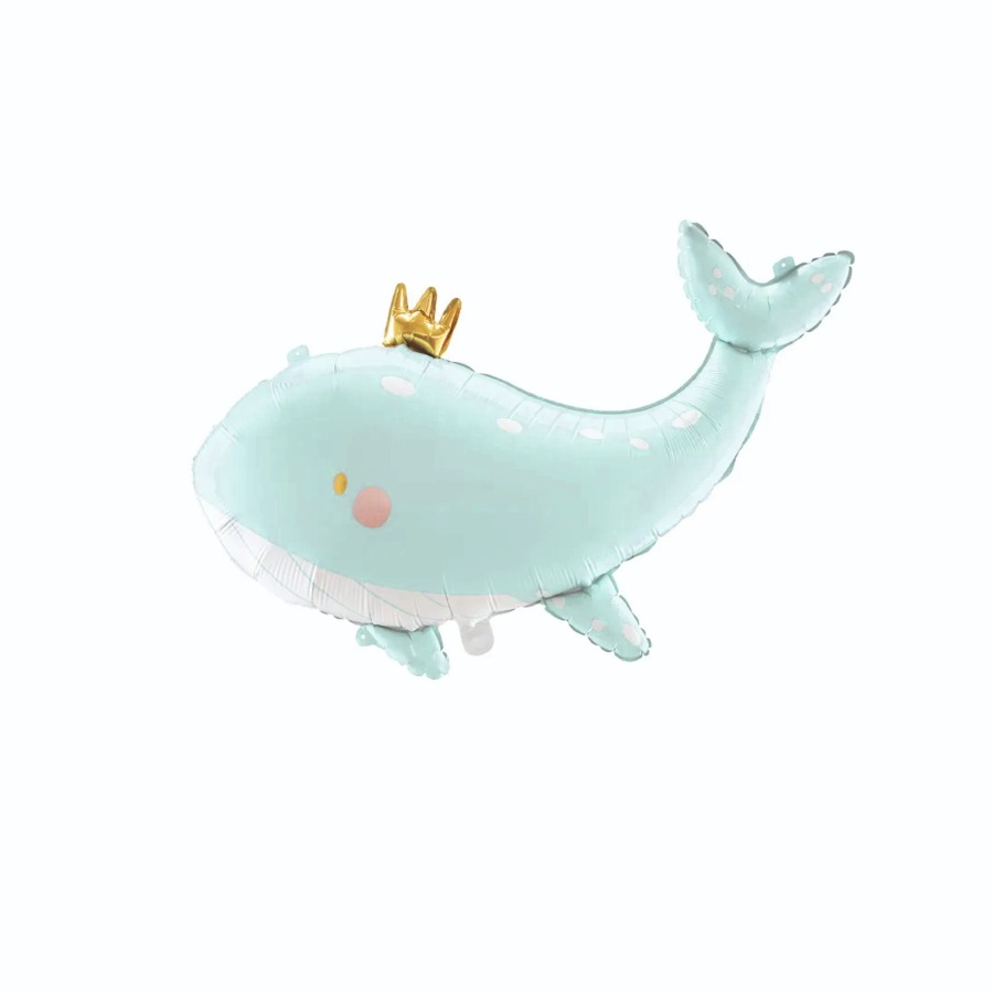 Balon foliowy błękitny wieloryb
