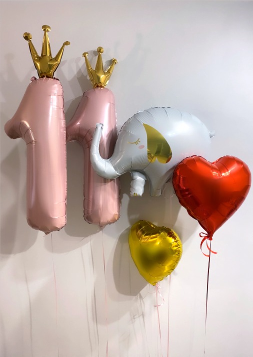Balony na 11 urodziny dla córki