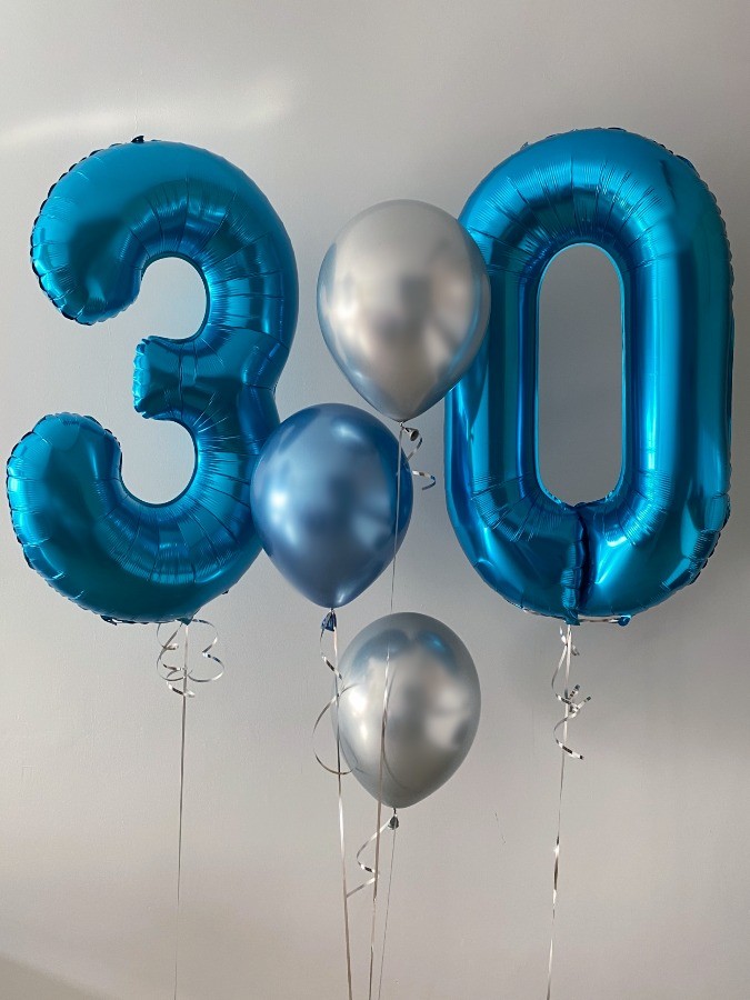 Zestaw balonów na 30 urodziny dla Pana