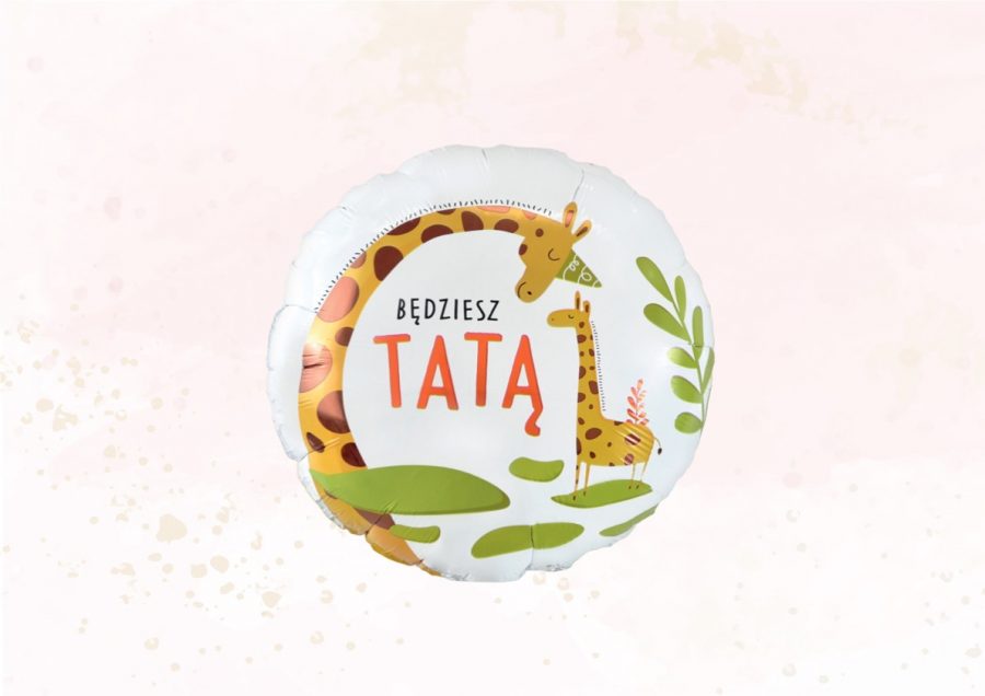 Balon będziesz tatą z helem