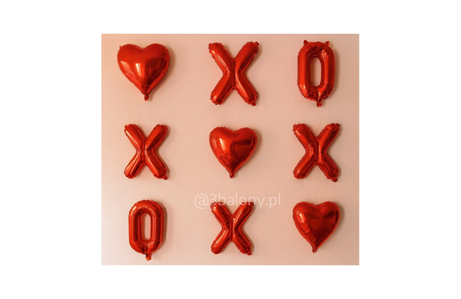 Walentynkowa balonowa ścianka