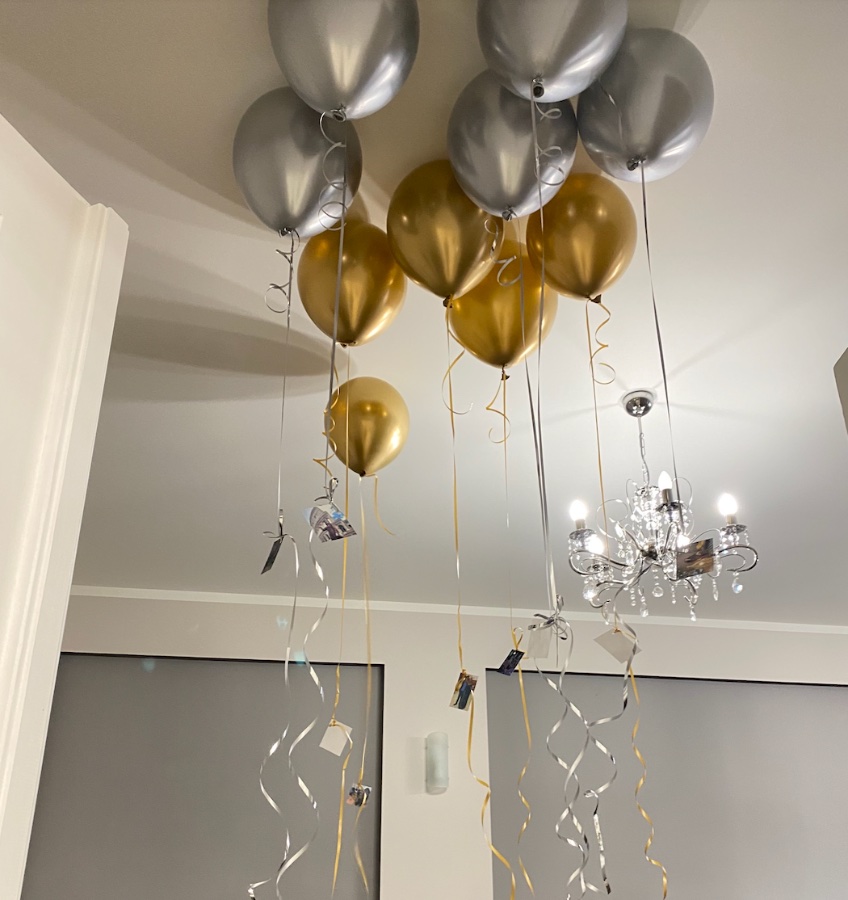 Dekoracje balonowe z balonami ze zdjęciami