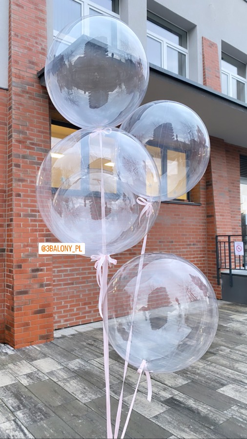 Transparentny balon bubble 40 cm