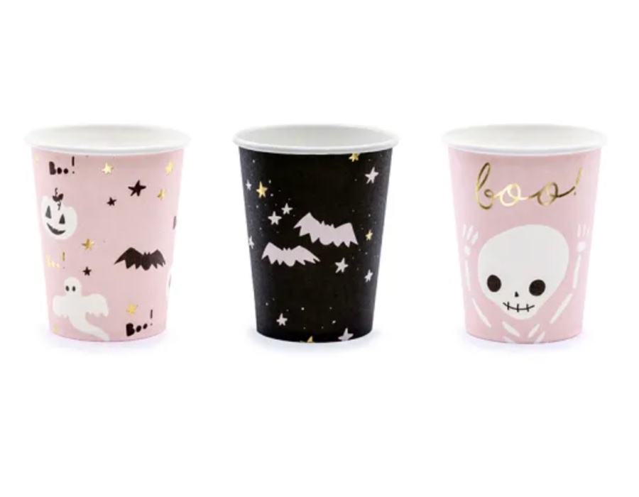 Kubeczki Boo!, mix kolorów, 220 ml
