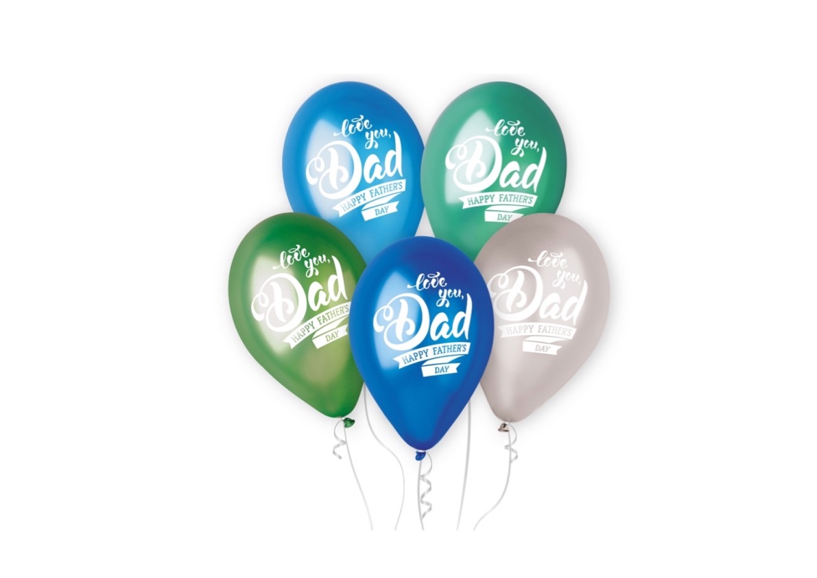 Balon z napisem Love you dad