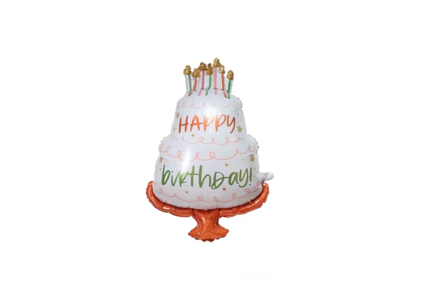 Balon foliowy tort, 102 cm