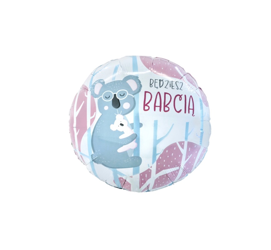 Balon z napisem będziesz babcią