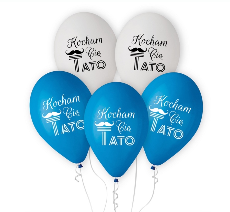 Balon lateksowy z napisem Kocham Cię Tato