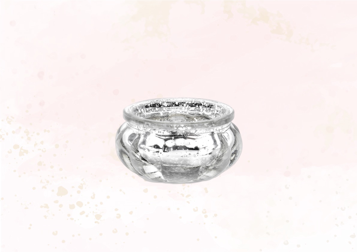 Świecznik srebrny 3 cm