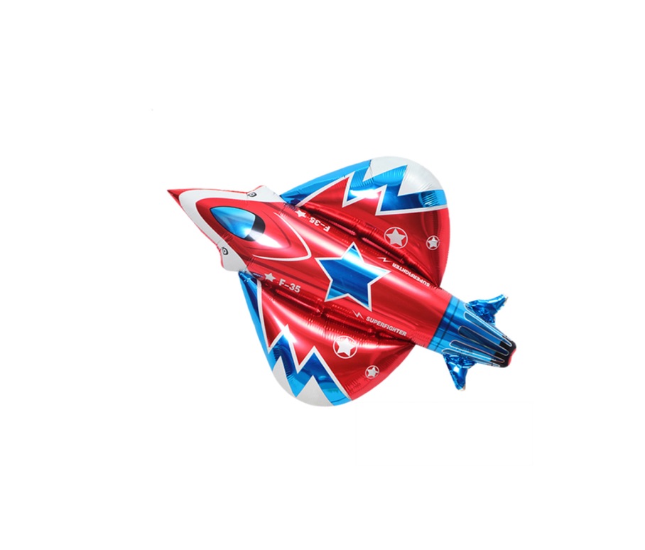 Balon foliowy w kształcie myśliwca