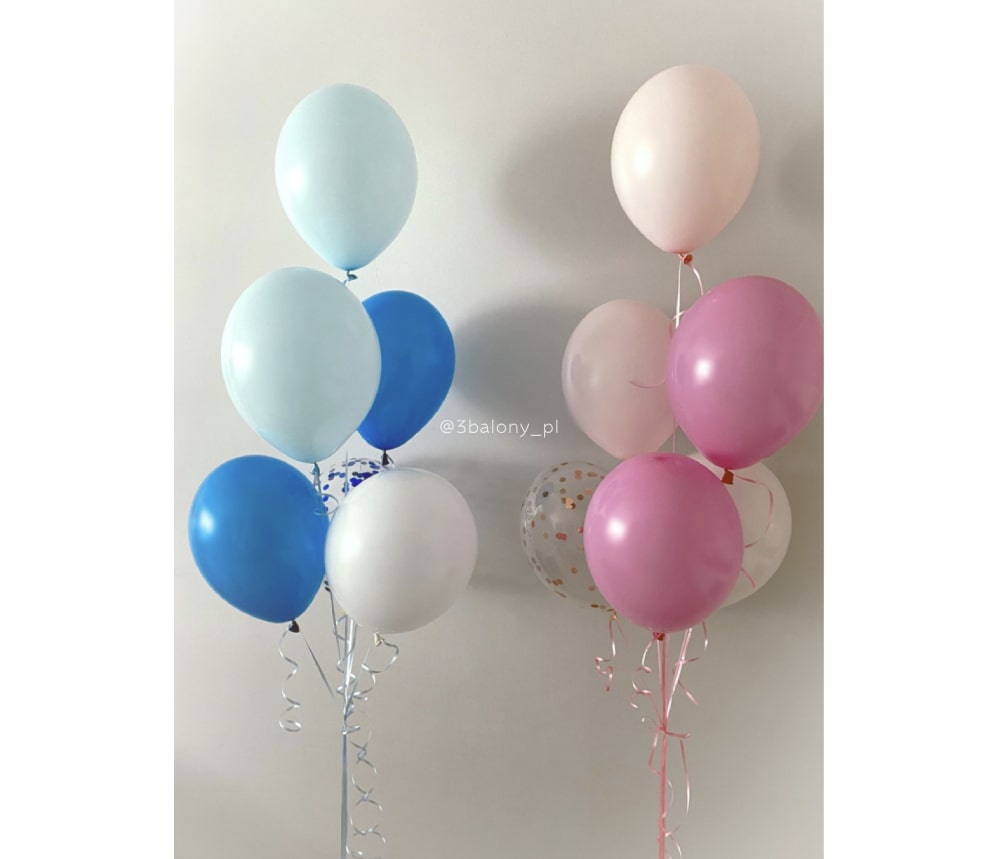 Zestaw Boy or Girl? 12 balonów lateksowych