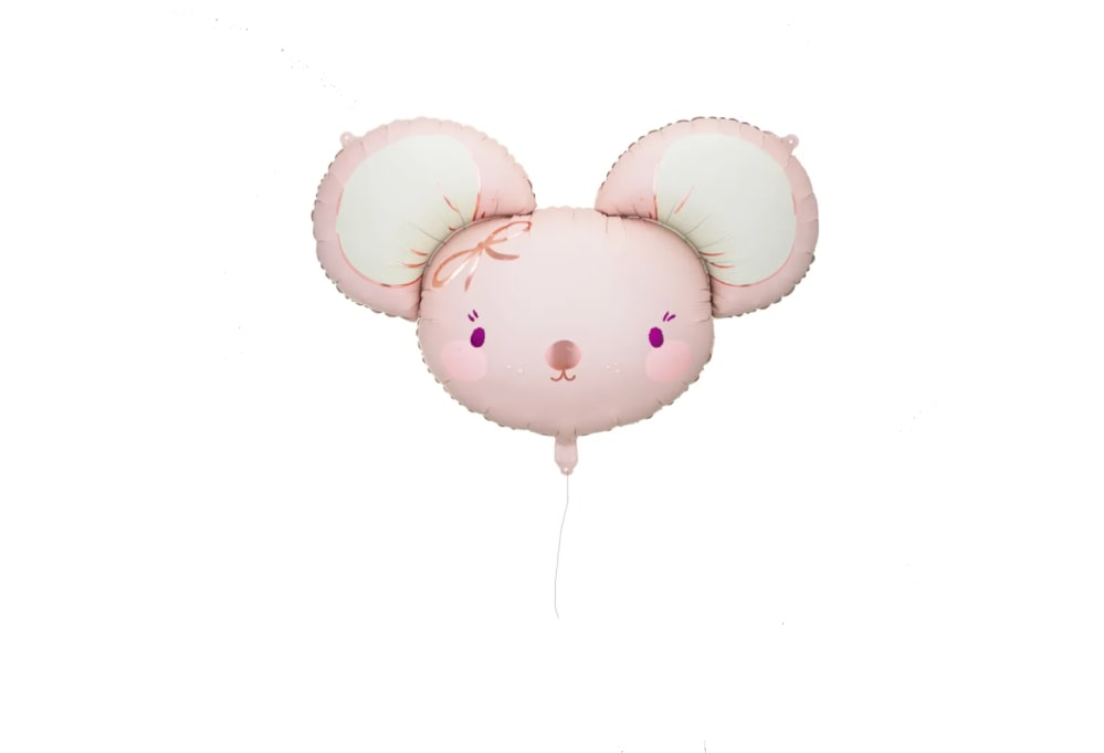 Balon foliowy Myszka w kolorze różowym