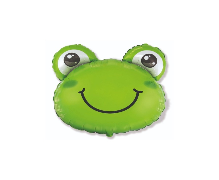 Balon foliowy zielona żabka