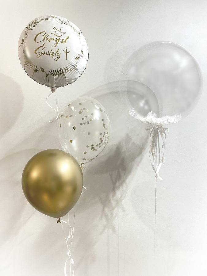 Zestaw balonów na Chrzest Święty