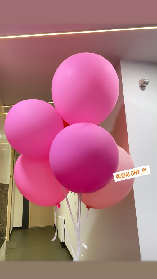 Balony giganty w jednym bukiecie