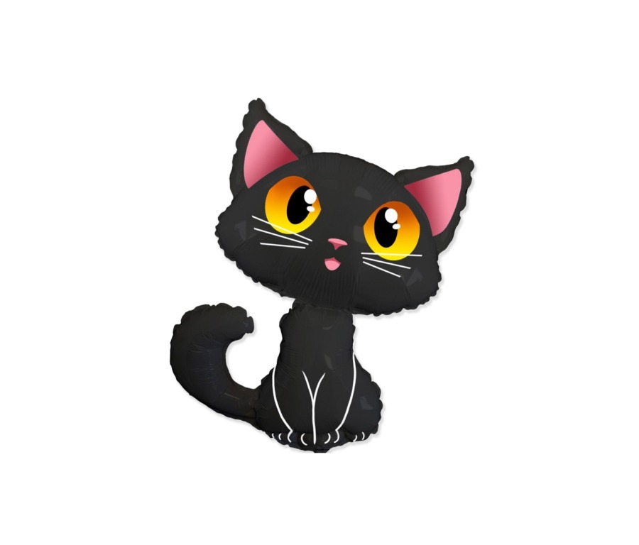 Duży balon w kształcie kotka