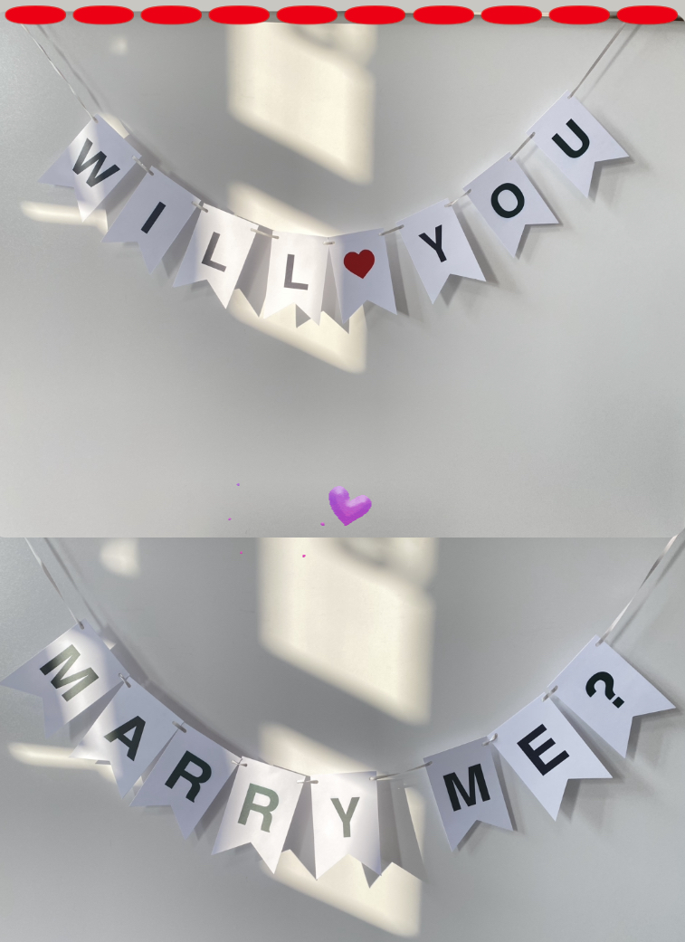 Baner Will you marry me ?