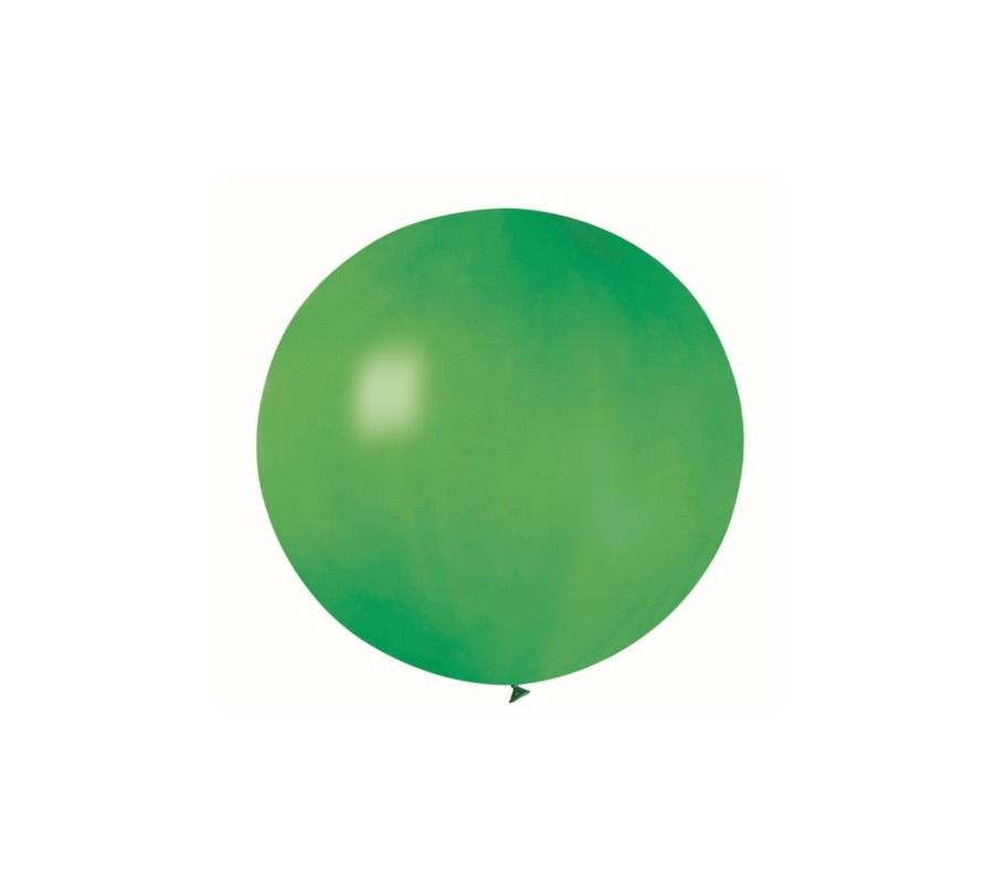 Balon kula XL w zielonym kolorze z helem