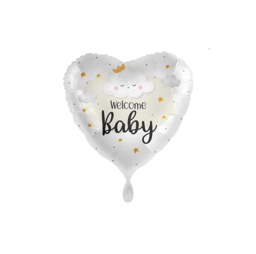 Balon foliowy Welcome Baby z helem
