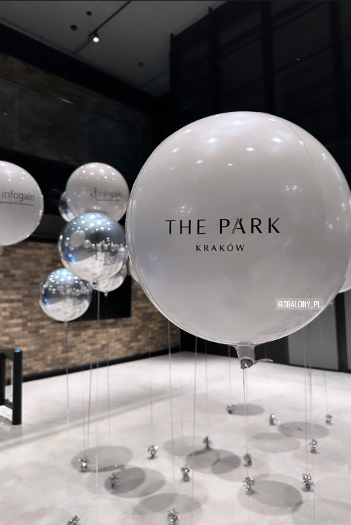 Balon orbz-kula z logo firmy