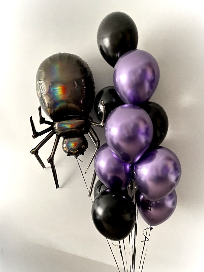 Duży zestaw balonowy z pająkiem
