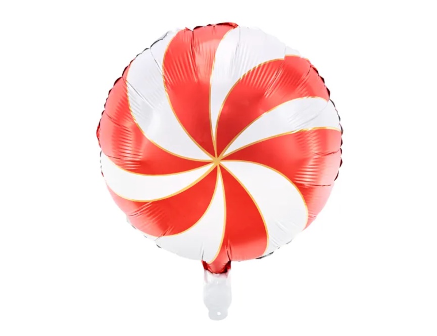Balon cukierek, kolor czerwony