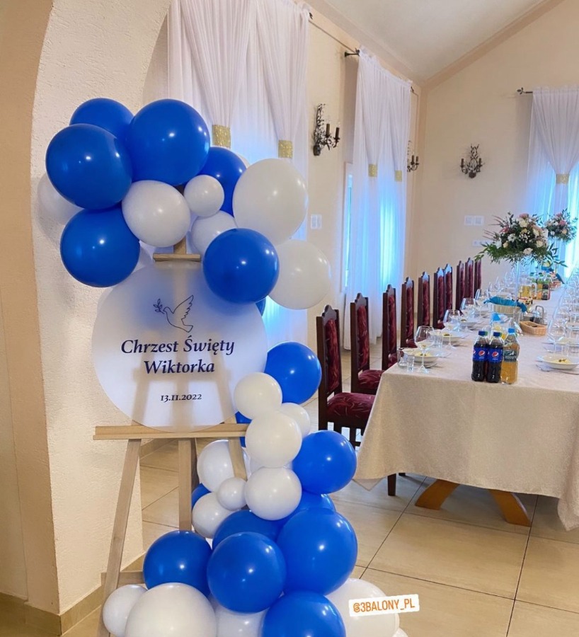 Sztaluga z napisem indywidualnym na powitanie gości