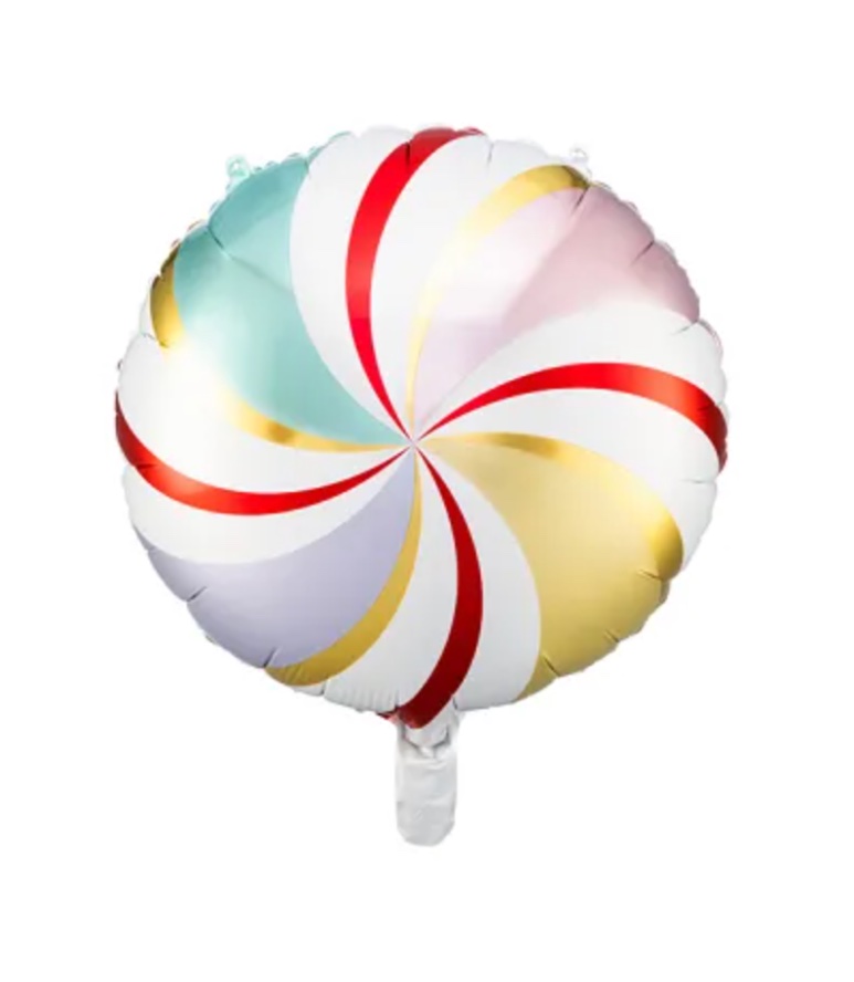 Balon foliowy lizak kolorowy