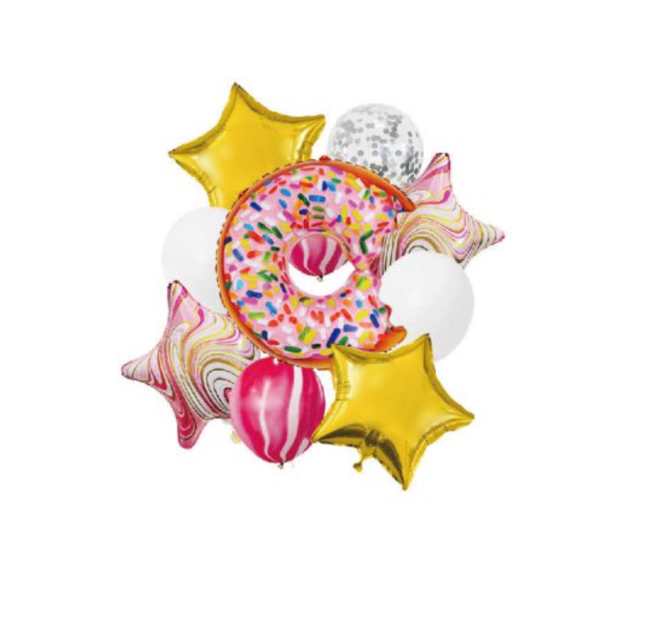 Balon pączek w zestawie