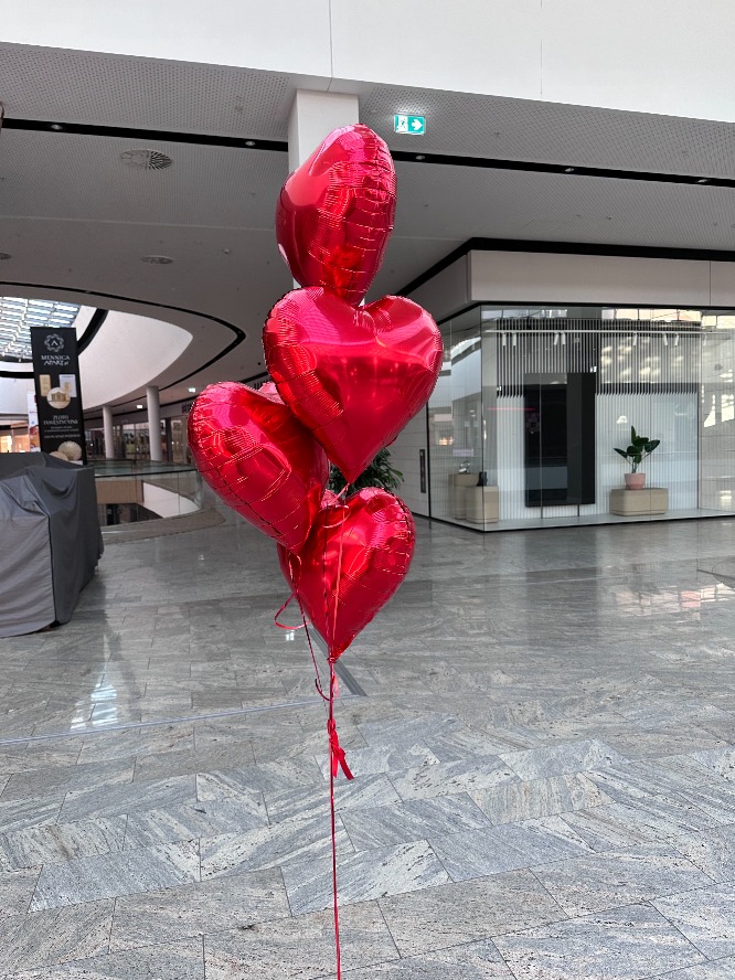 4 serca na ciężarku