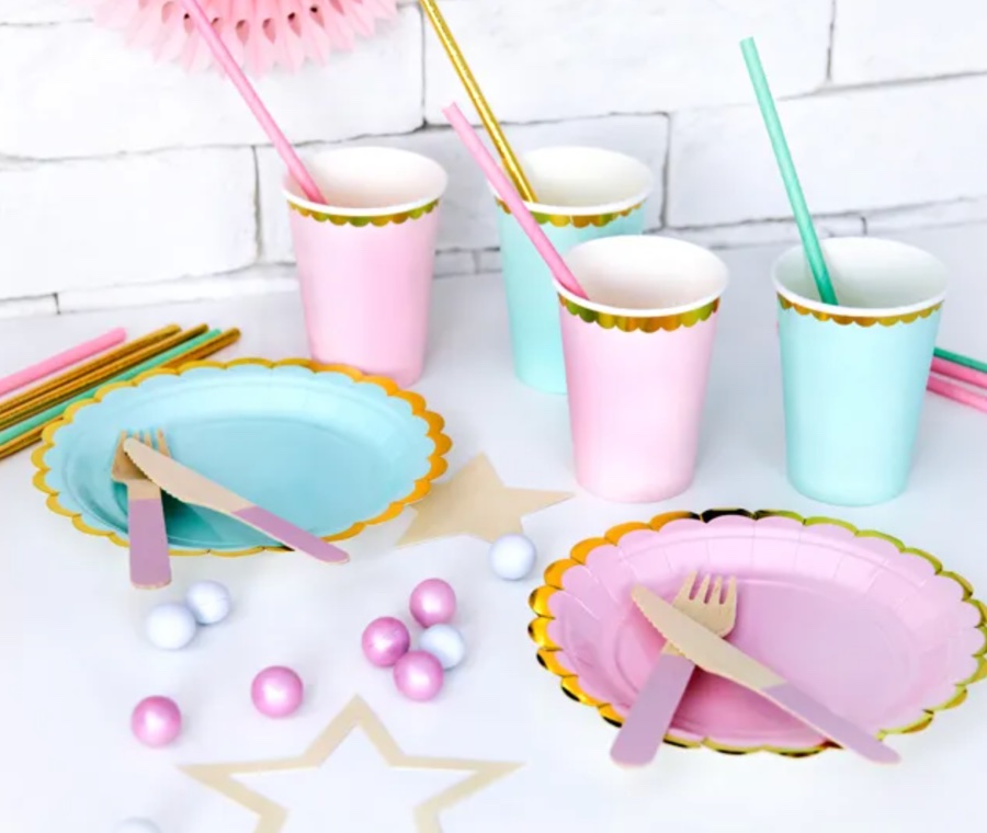 Kubeczki, j. róż (1 op. / 6 szt.)