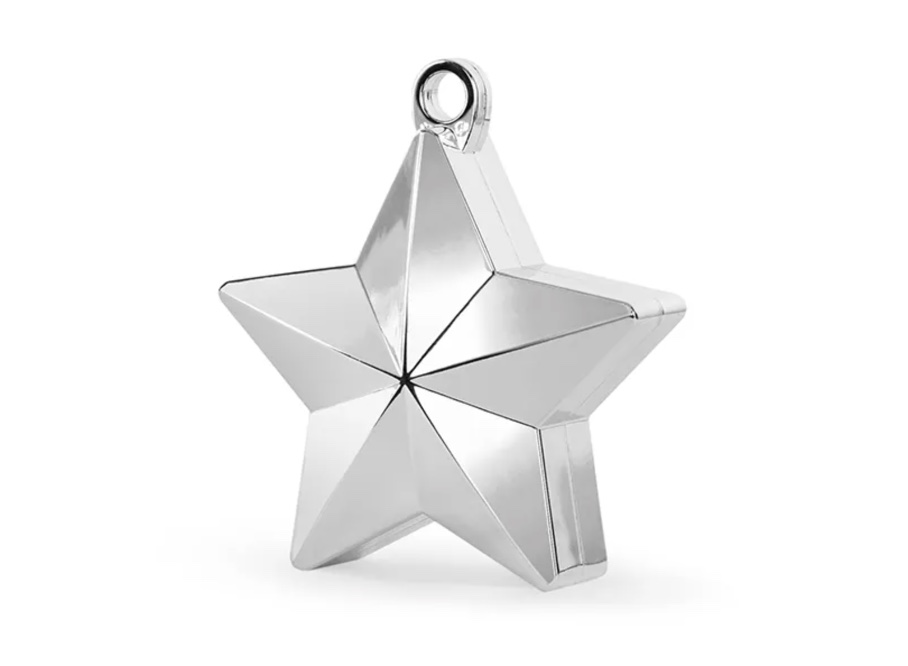 Ciężarek do balonów w kształcie gwiazdki 175 g.