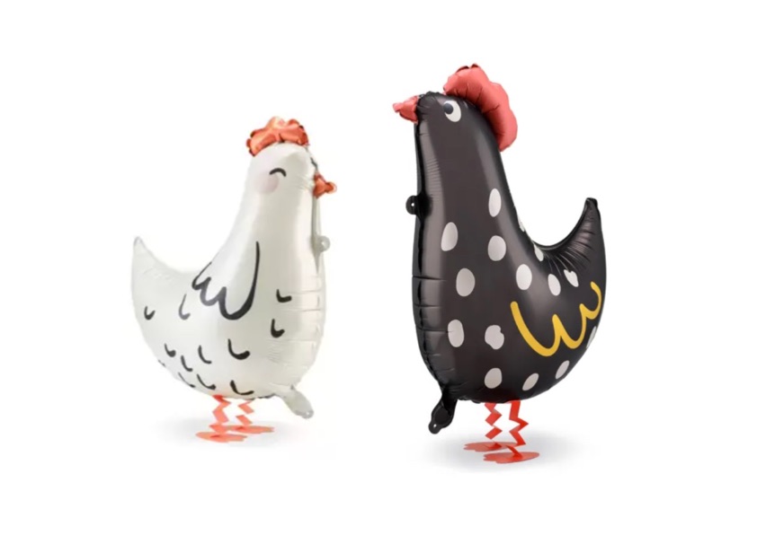 Zestaw balonów kogut i kura