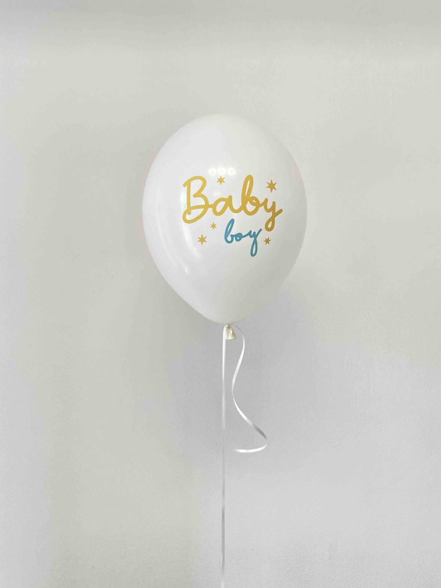 Balon lateksowy z napisem baby boy