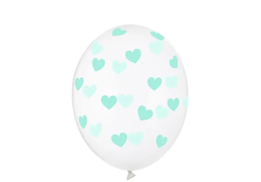 Balony miętowe serduszka, Crystal Clear