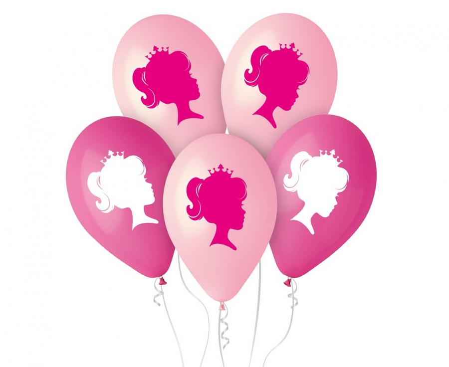 Balon lateksowy Premium My Pink World – w koronie