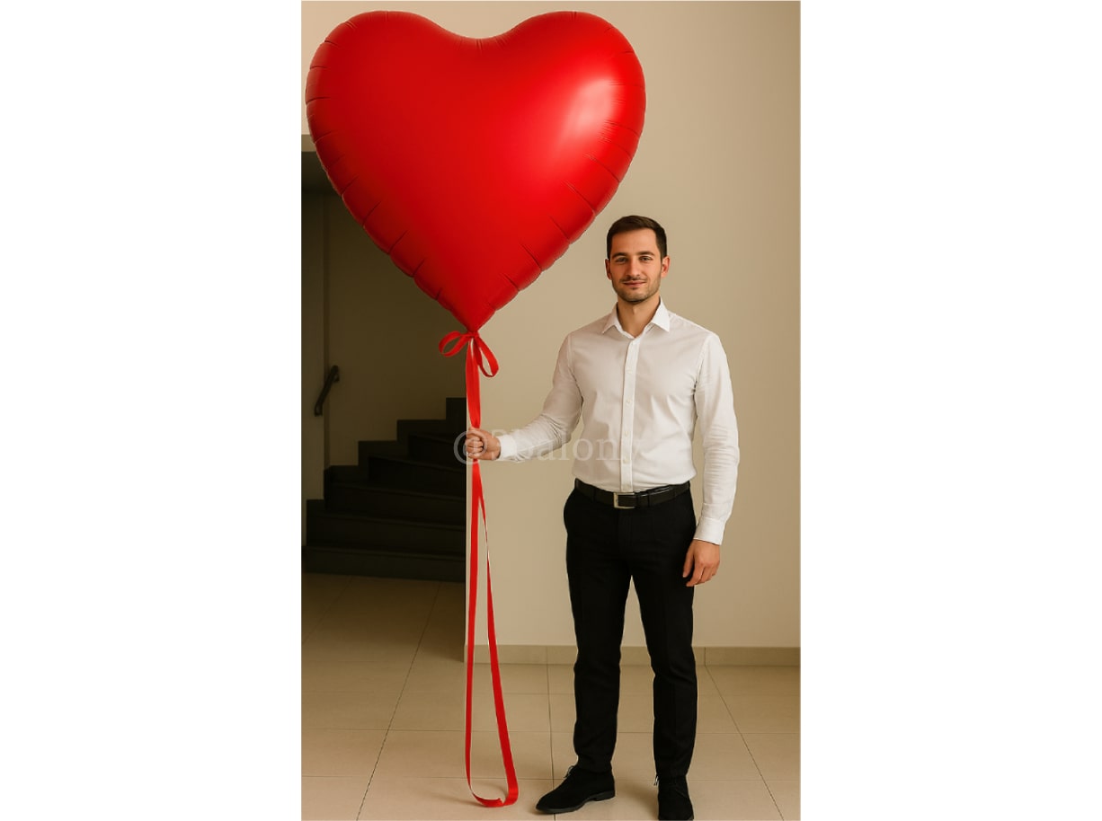 Gigantyczny balon w kształcie serca